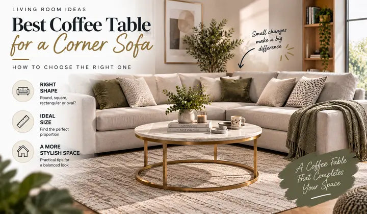 Best Coffee Table for a Corner Sofa
