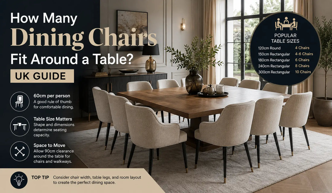 How Many Dining Chairs Fit Around a Table
