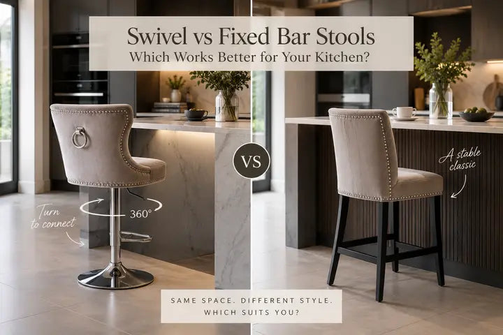Swivel vs Fixed Bar Stools