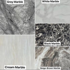 London Cream Marble Coffee Table- Modern Uk Living Room Table , Multiple Colours Available