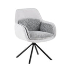Florence Grey 360° Swivel Accent Chair| Minimum order 2 Chairs