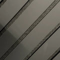 Extra Wide Matte Black 3 sided Felt Acoustic Premium slatted wooden felt back wall Panel 2400mm x 600mm