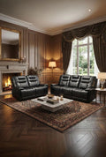 Halifax 3+2  Seater Grey Leather Electric Recliner Sofa with Cup Holders, LED Lights & Wireless Charger, USB Port