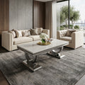 Arianna Cream Marble Coffee Table