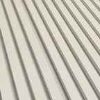 White on white felt back Acoustic Premium slatted wooden wall Panels 2400mm x 640mm x 21mm