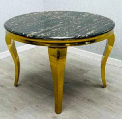 110cm Round Table With Gold Legs