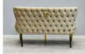 150cm Victoria cream and Gold bench