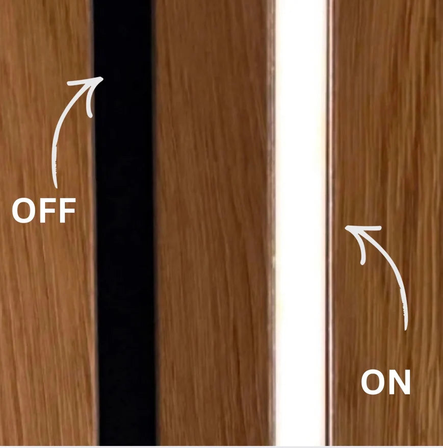 Envy™️ 6 Strip Acoustic panel L.E.D lights