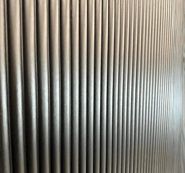 Metallic Silver Fluted Wall Panels – Premium WPC Decorative Panels for UK Homes