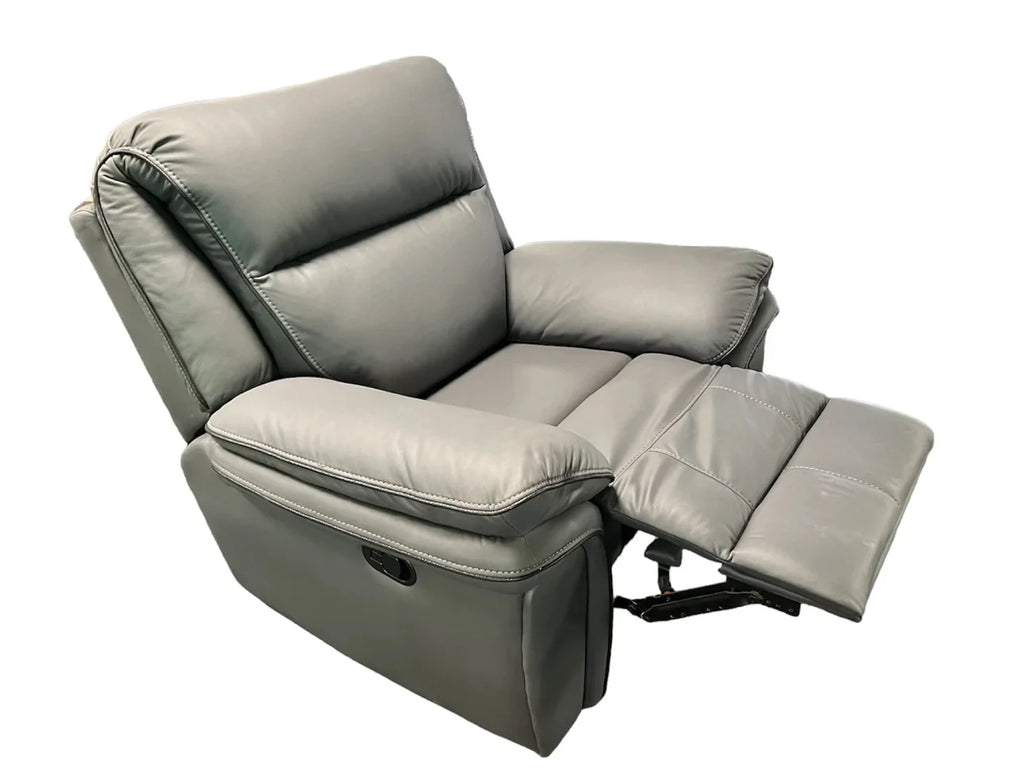Montana 3 Seater 2 Seater 1 Seater Recliner Sofa Grey