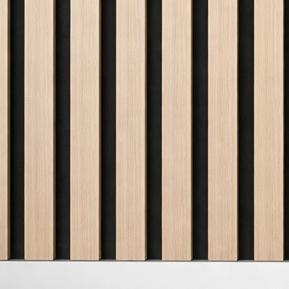 White Oak Acoustic Premium wooden wall Panel 2400mm x 600mm x 17mm