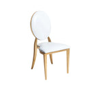 Kasi Dining Chair White Leather