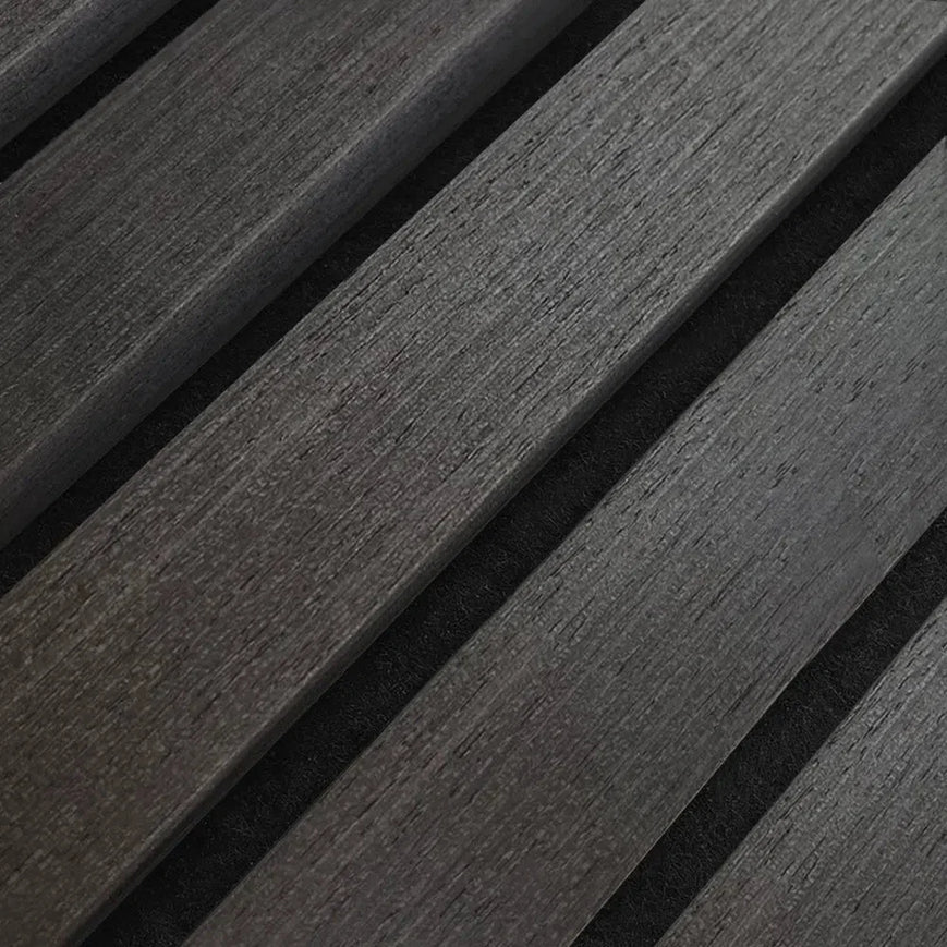 Premium Acoustic Wall Panels – Wooden Slatted Felt Back Panel 2400mm x 600mm x 17mm (1.44m²)