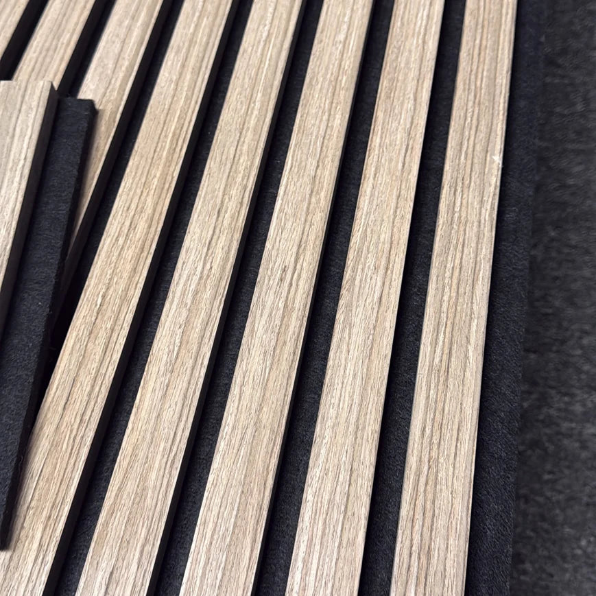 Acoustic Walnut Premium wooden wall Panel 2400mm x 600mm x 20mm