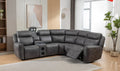 TECHTRONIC Technology Fabric Electric CORNER RECLINER SOFA Grey
