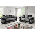 Dino Fabric and Leather Trim 3 + 2 Sofa Suite