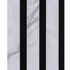 Acoustic White & Grey marble Premium wooden wall Panel 2400mm x 600mm