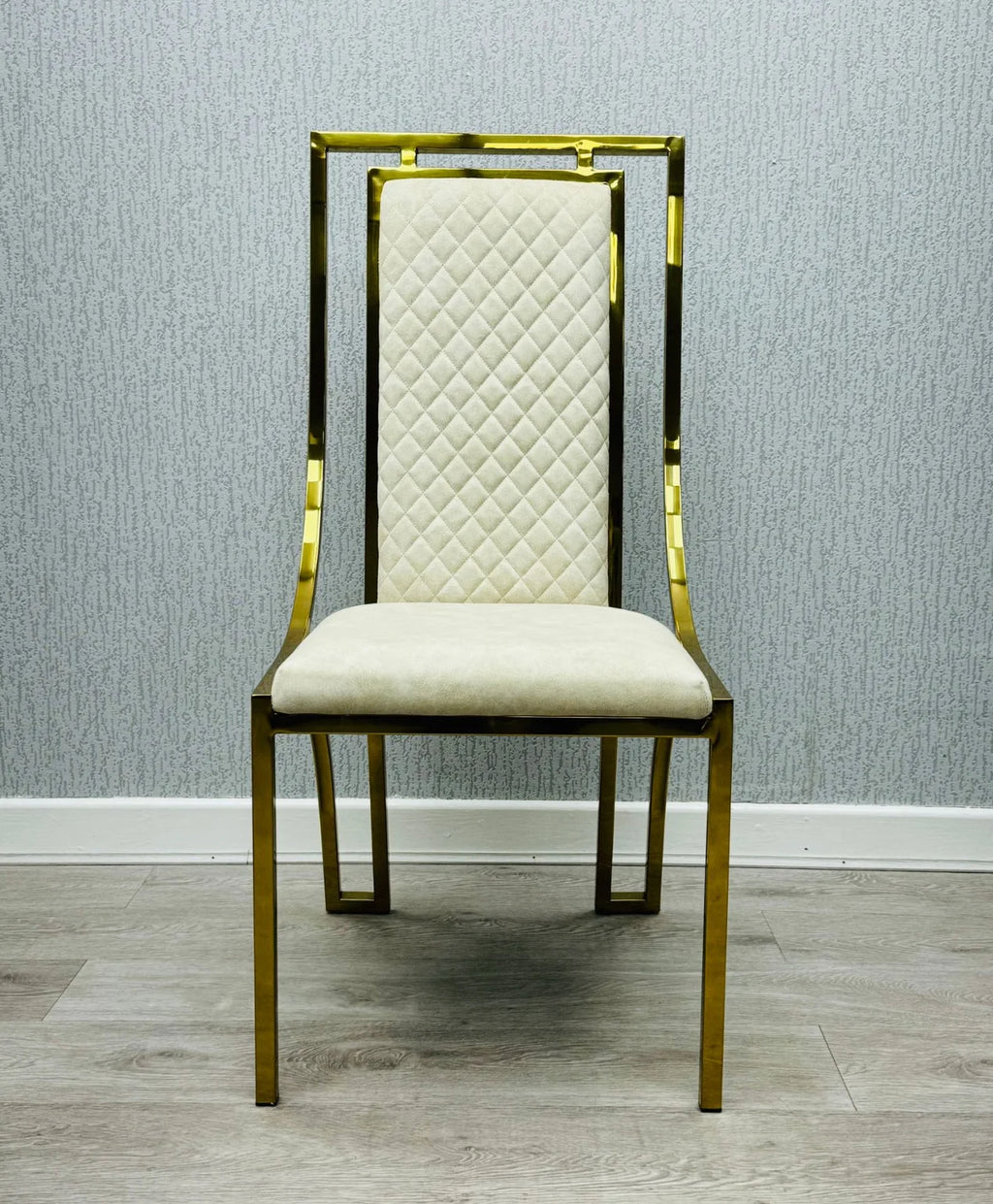Windsor Dining Chair Cream & Gold