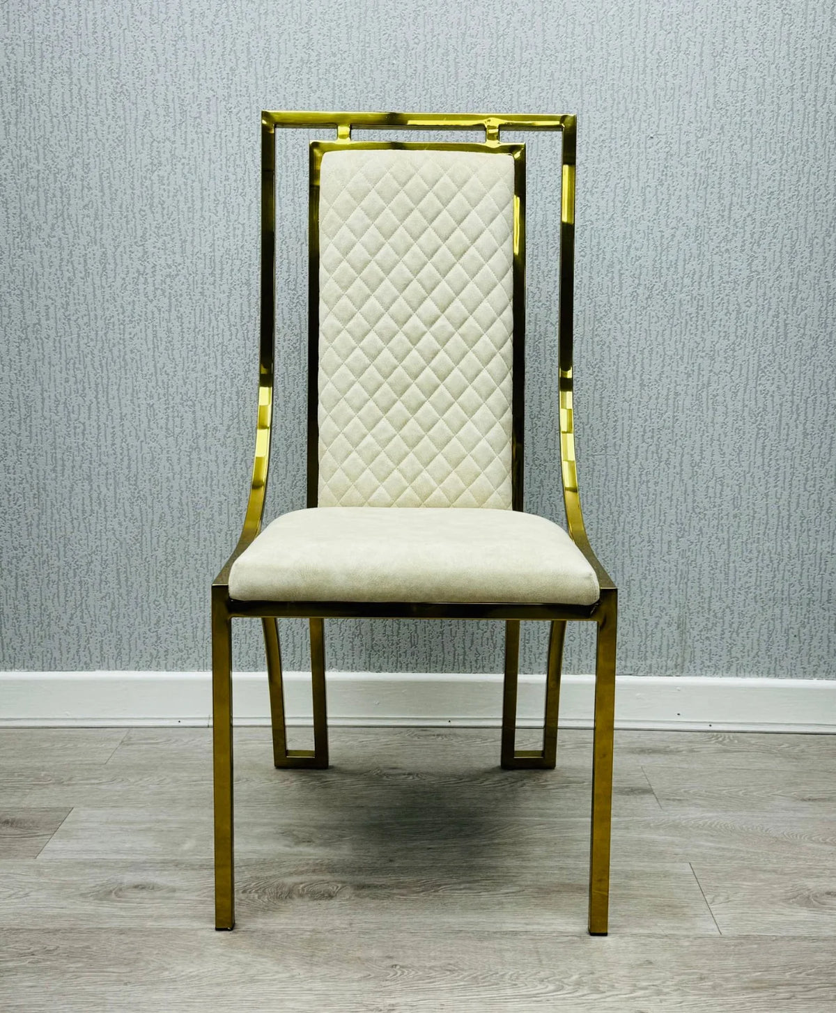 Windsor Dining Chair Cream & Gold