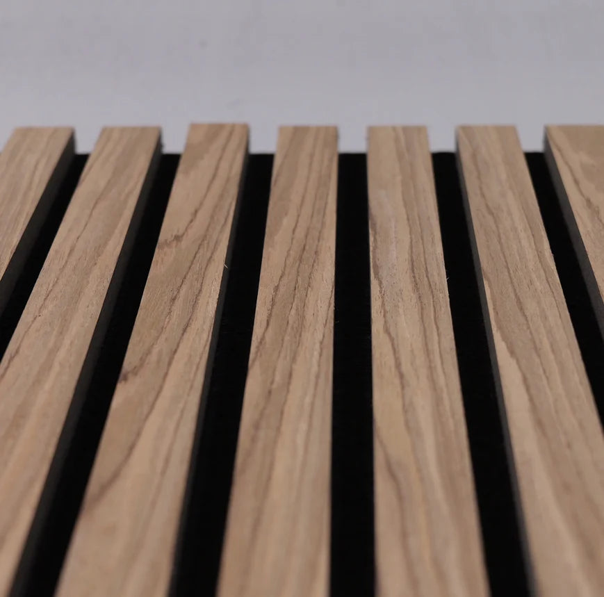 Acoustic Walnut Premium wooden wall Panel 2400mm x 600mm x 20mm