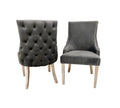 2 x Kensington Dining Chair Dark Grey