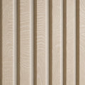 Acoustic Scandinavian Oak 3 Sided wooden wall Panel 2400mm x 600mm