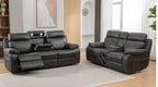 TECHNO Electric Recliner Sofa - 3 Seater ReclinerSofa - 2 Seater Recliner Sofa Grey