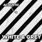 Premium Acoustic Wall Panels – Wooden Slatted Felt Back Panel 2400mm x 600mm x 17mm (1.44m²)