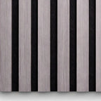 Acoustic Grey Oak Premium wooden oak veneer wall Panel 2400mm x 600mm