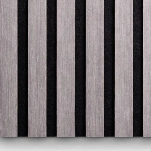 Acoustic Grey Oak Premium wooden oak veneer wall Panel 2400mm x 600mm