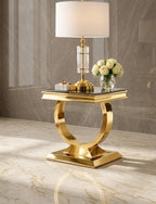 Arriana Gold Side Table