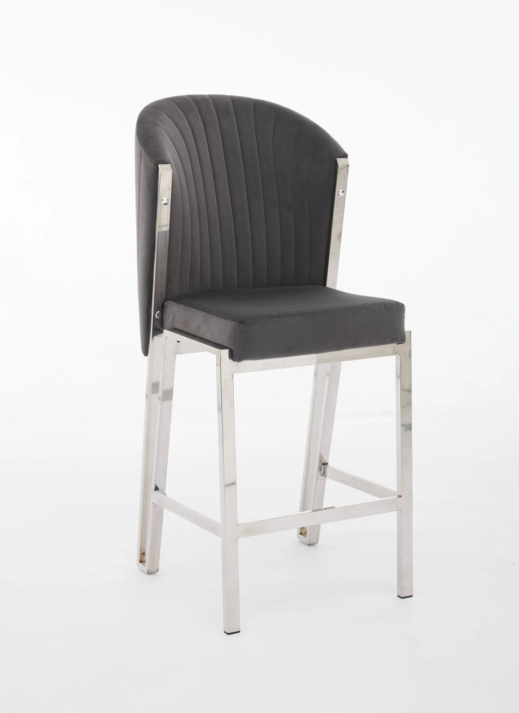 Fabio Bar Stool Grey