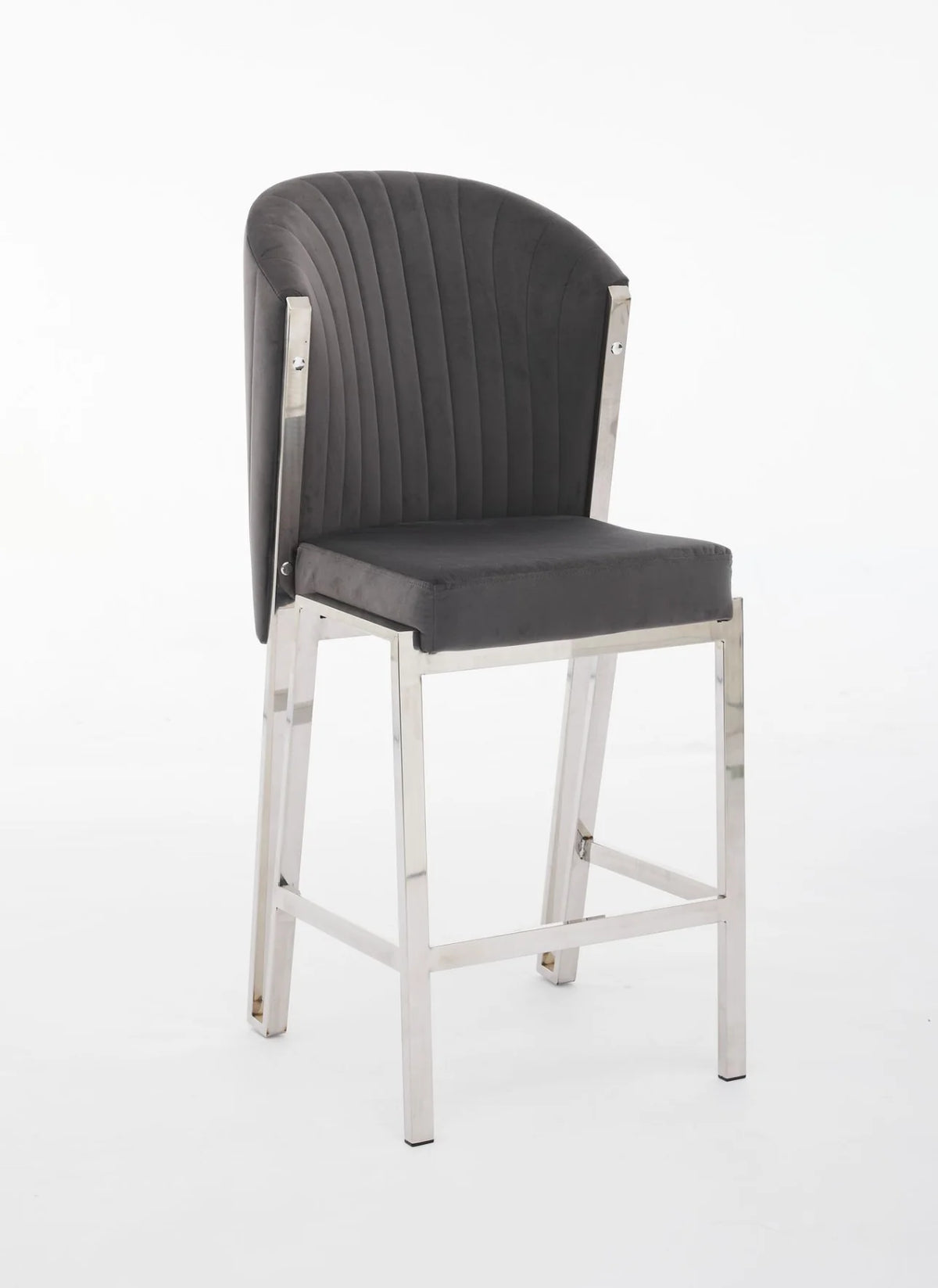 Fabio Bar Stool Grey