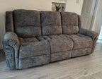 Galaxy 3+2 Fabric Electric Recliner Sofa Collection With USB Port