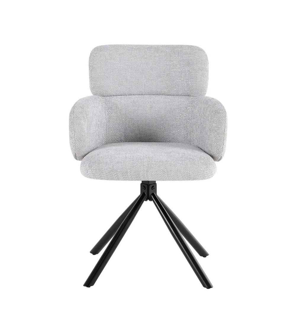 Tuscany Grey 360° Swivel Accent Chair| Minimum order 2 Chairs
