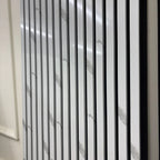 White Marble Grey effect Acoustic Slatted Wall Panels – Luxury Panels