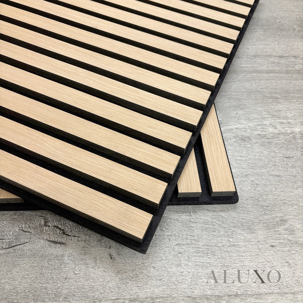 Oak Acoustic Square Wall Panels 60cm x 60cm (Set of 4)