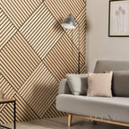 Oak Acoustic Square Wall Panels 60cm x 60cm (Set of 4)