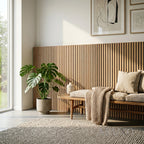 Panelux™ Pro 3-Sided Wood Veneer Maple Half Wall Panels - 120cm x 60cm (Set Of 3)