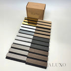 Panelux™ Pro 3-Sided Wood Veneer Smoked Oak Wall Panels - 240cm x 32cm (Set Of 2)