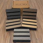 Oak Acoustic Square Wall Panels 60cm x 60cm (Set of 4)