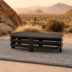 Andros 5 Seater Aluminium Garden Lounge Set – Onyx Outdoor Sofa Set with Sintered Stone Table