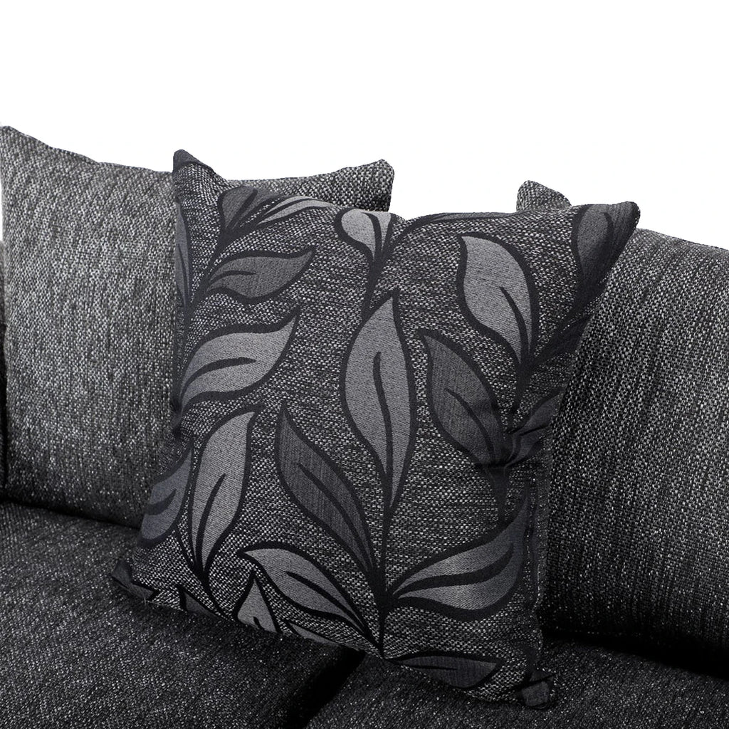 Byron Dundee Grey Fabric Sofa Suite