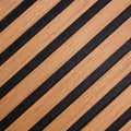 Teak Premium Acoustic Wall Panel – Wooden Slatted 2400mm x 600mm (1.44m²)