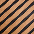 Teak Premium Acoustic Wall Panel – Wooden Slatted 2400mm x 600mm (1.44m²)