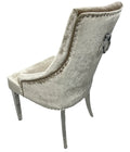 Pair Of 2 | Mayfair Dining Chairs Mink Crush Velvet