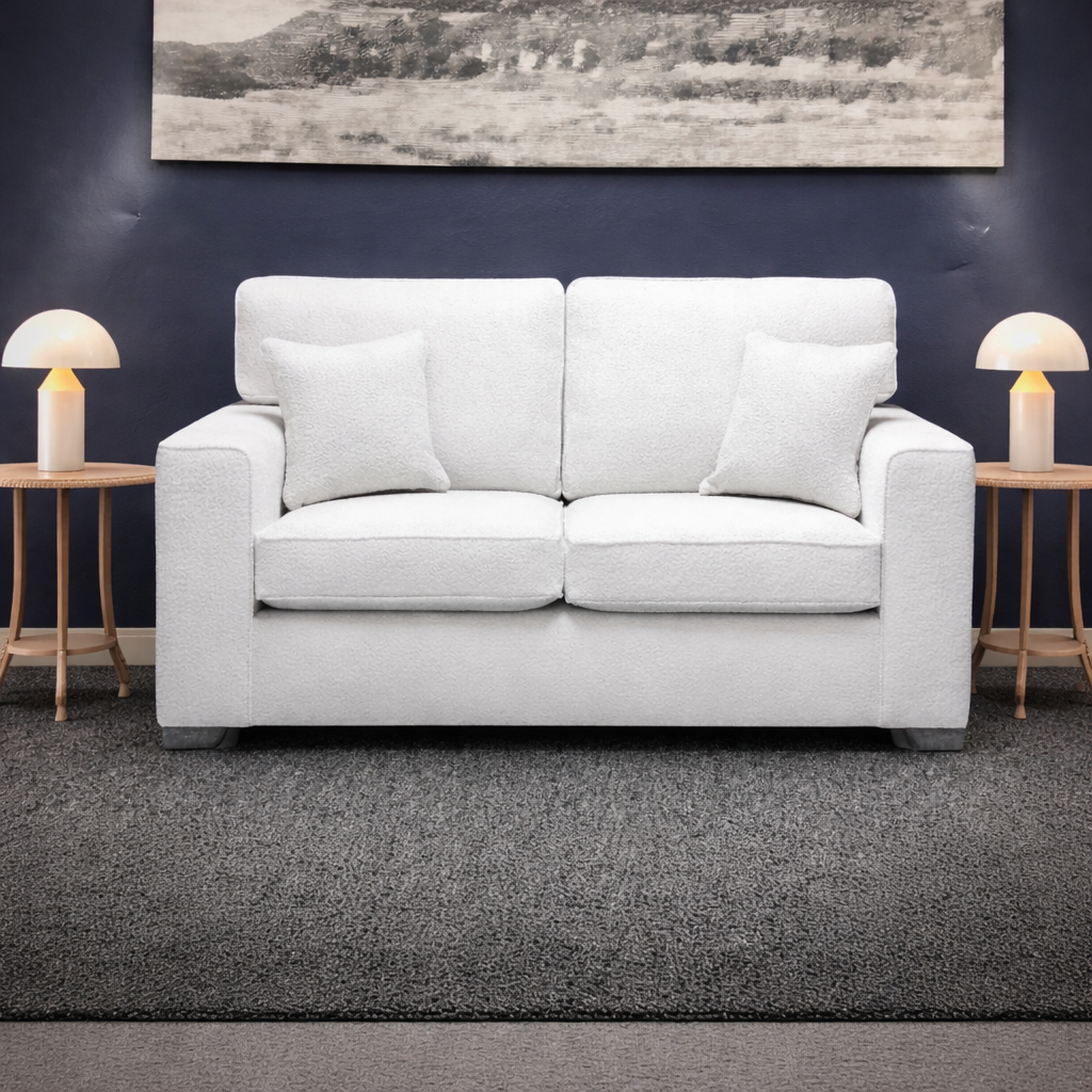 Teddy Sofa – Soft Bouclé Fabric Modern 2-Seater