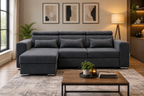 Miami Corner Sofa Bed With Storage - Reversible