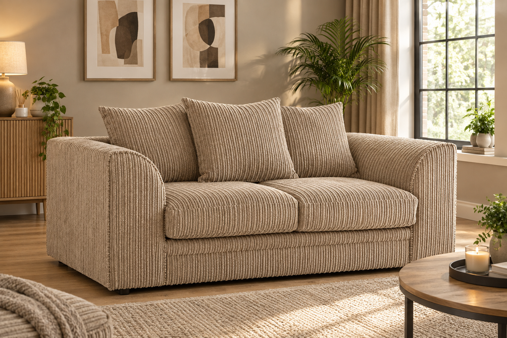 Oxford Full Jumbo Cord 2 Seater - Scatter Back