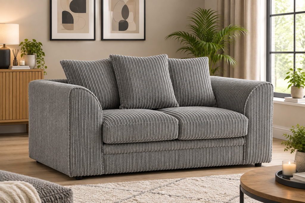 Oxford Full Jumbo Cord 2 Seater - Scatter Back